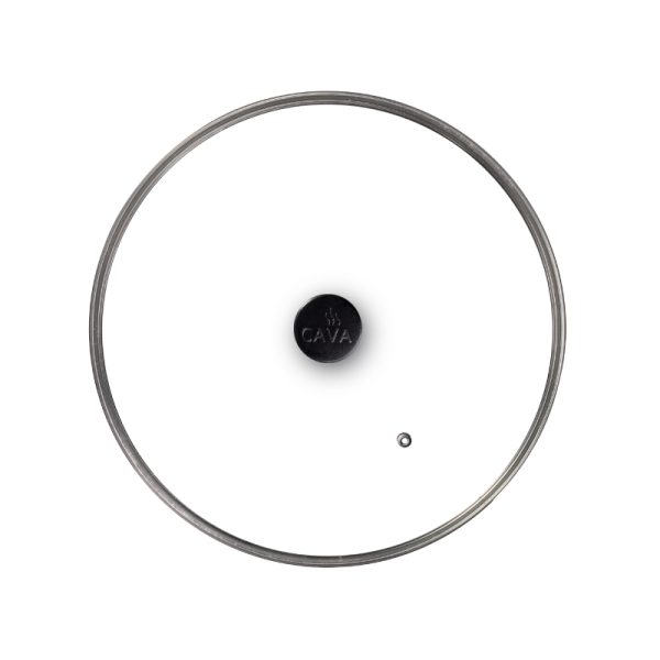 Tampas de Vidro Cava com Pomel de Baquelite